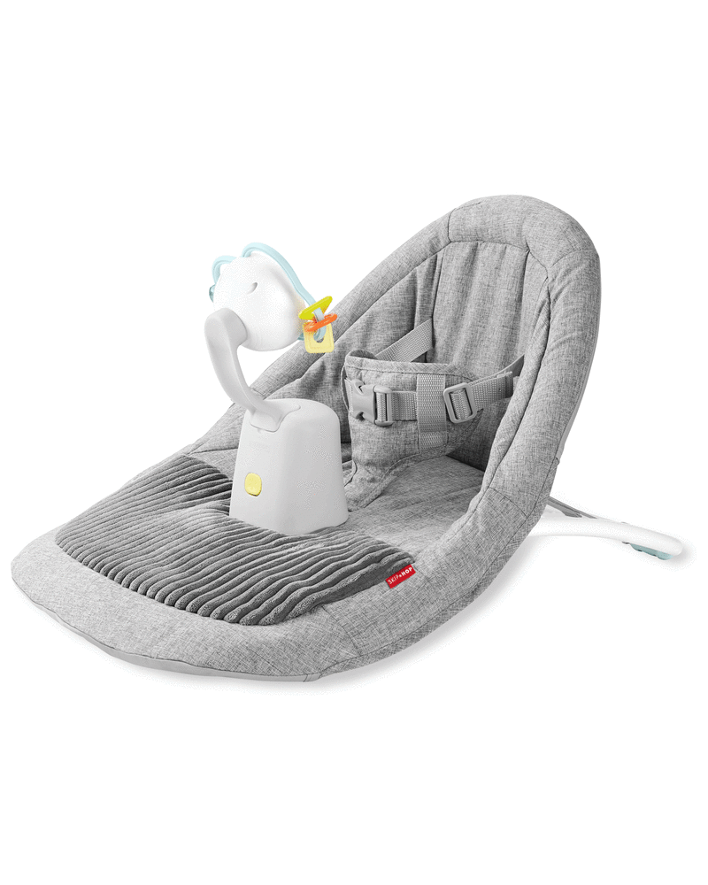 Silver Lining Cloud Upright Activity Floor Seat - Grey, image 2 of 7 slides