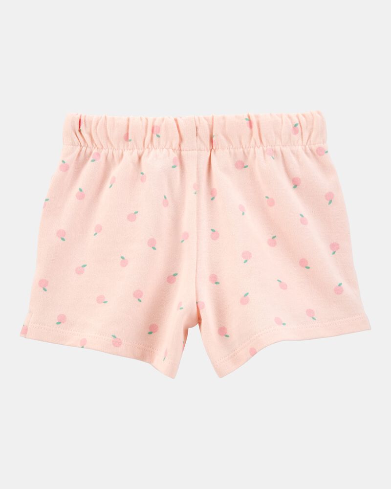 Toddler Girl Pull-On French Terry Shorts - Pink, image 4 of 6 slides