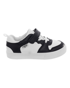 Toddler Boy Easy-On Casual Sneakers - Black/White, image 2 of 7 slides