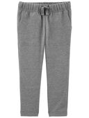 Grey - Baby French Terry Drawstring Pants