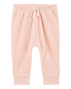 Baby Pull-On Velour Pants, image 1 of 7 slides