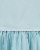 Kid 2-Piece Tulle Peplum Top & Floral Legging Set, image 2 of 3 slides