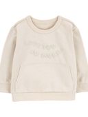 Khaki - Baby Love You So Much Pullover