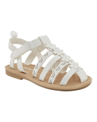Toddler Casual Sandals - White, image 1 of 7 slides