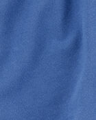 Kid Pull-On French Terry Shorts - Blue, image 3 of 4 slides