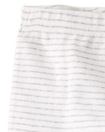 Baby 2-Pack Organic Cotton Rib Footed Pants
