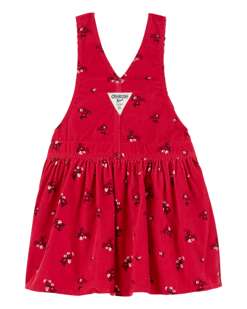 Baby Floral Print Jumper Dress, image 2 of 4 slides