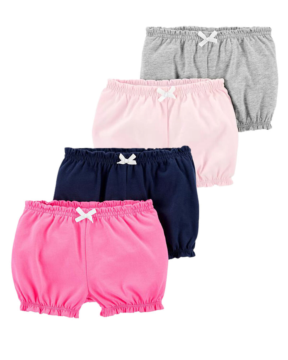 Multi Baby 4Pack Bubble Shorts Set