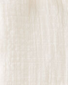 Baby Organic Cotton Button-Front Dress in Cream, image 5 of 7 slides