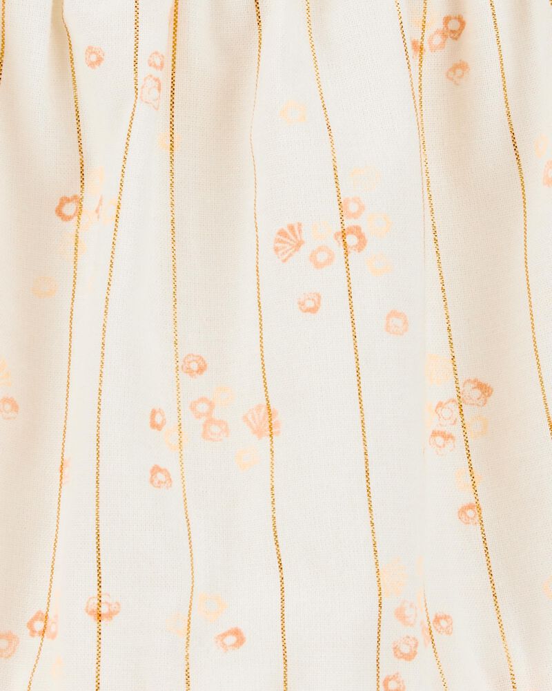 Baby Floral Tiered Dress - Ivory, image 3 of 4 slides