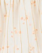 Baby Floral Tiered Dress - Ivory, image 3 of 4 slides