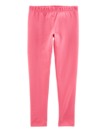 Kid Cotton Stretch Leggings, 