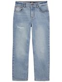 Seascape Wash - Kid Classic Relaxed Jeans: Rip and Repair Remix