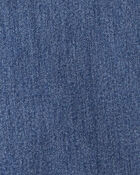 Girls Mid-Rise Denim Pull-On Flare Jeans - Blue, image 3 of 4 slides