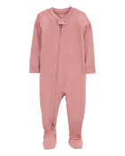 Baby Zip-Up PurelySoft 1-Piece Pajamas, image 1 of 5 slides