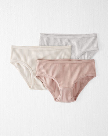 3-Pack Organic Cotton Underwear, 