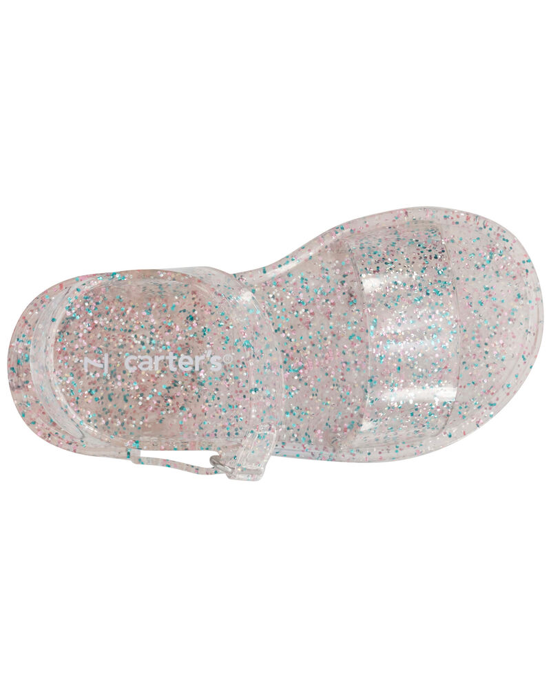 Toddler Glitter Jelly Sandals, image 4 of 7 slides