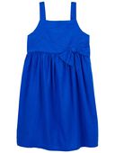 Blue - Kid Sleeveless LENZING™ ECOVERO™ Dress
