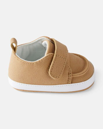 Baby Boy Pull-On Casual Sneakers - Brown, 