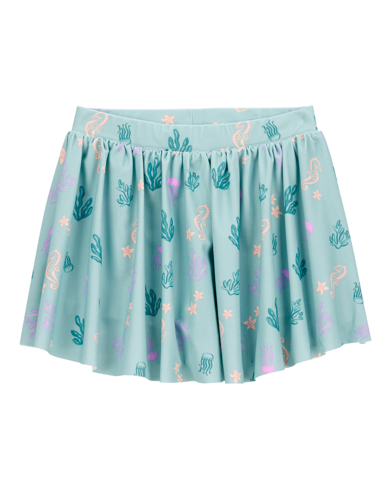 Toddler Sea Creature Print Active Pull-On Skort, image 1 of 4 slides