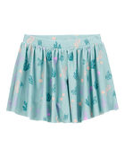 Toddler Sea Creature Print Active Pull-On Skort, image 1 of 4 slides