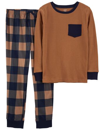 Kid 2-Piece Thermal & Fleece Pajamas, 