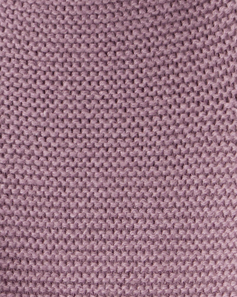 Baby Organic Cotton Sweater Knit Overalls, image 3 of 5 slides