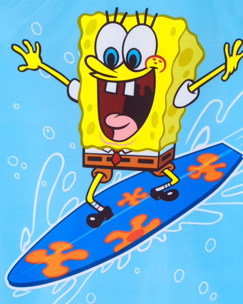 Kid Spongebob Squarepants Rashguard, image 2 of 2 slides