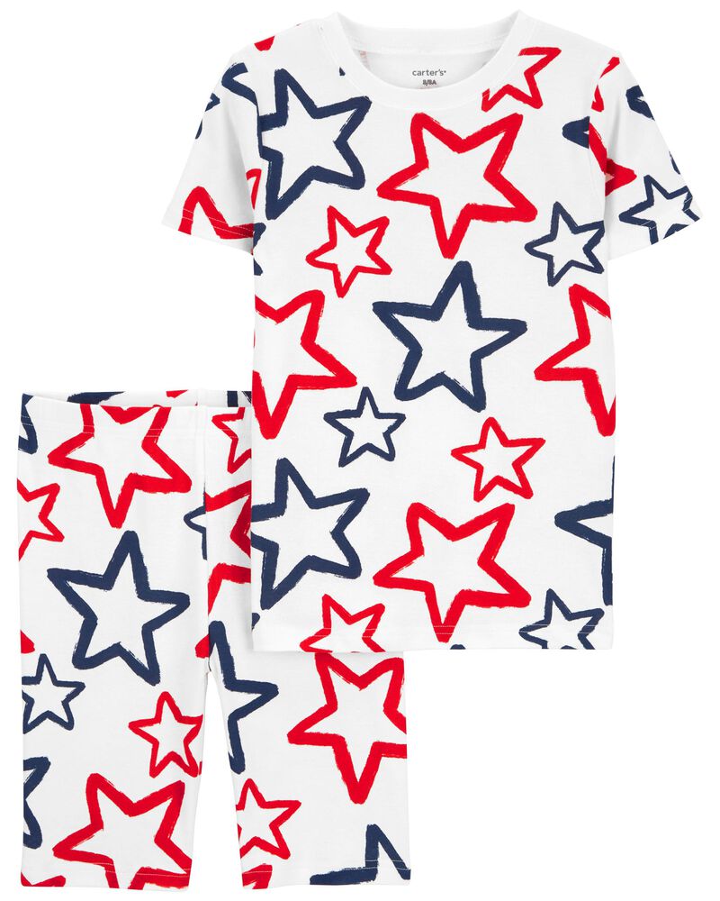 Kid 2-Piece 4th Of July 100% Snug Fit Cotton Pajamas, image 1 of 3 slides