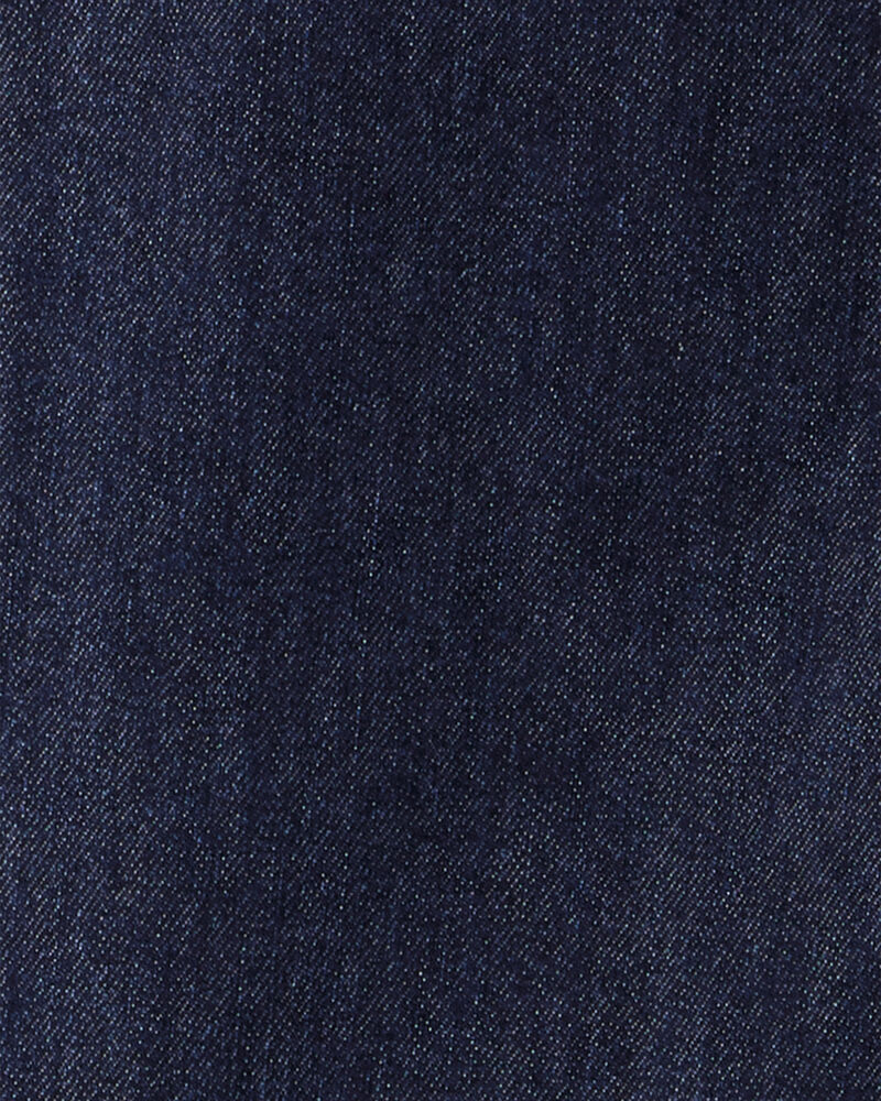 Girls Mid-Rise Denim Pull-On Flare Jeans - Blue, image 3 of 4 slides