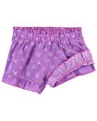 Baby Floral Poplin Shorts, image 2 of 2 slides