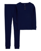 Kid 2-Piece Drop Needle Pajamas, image 1 of 3 slides