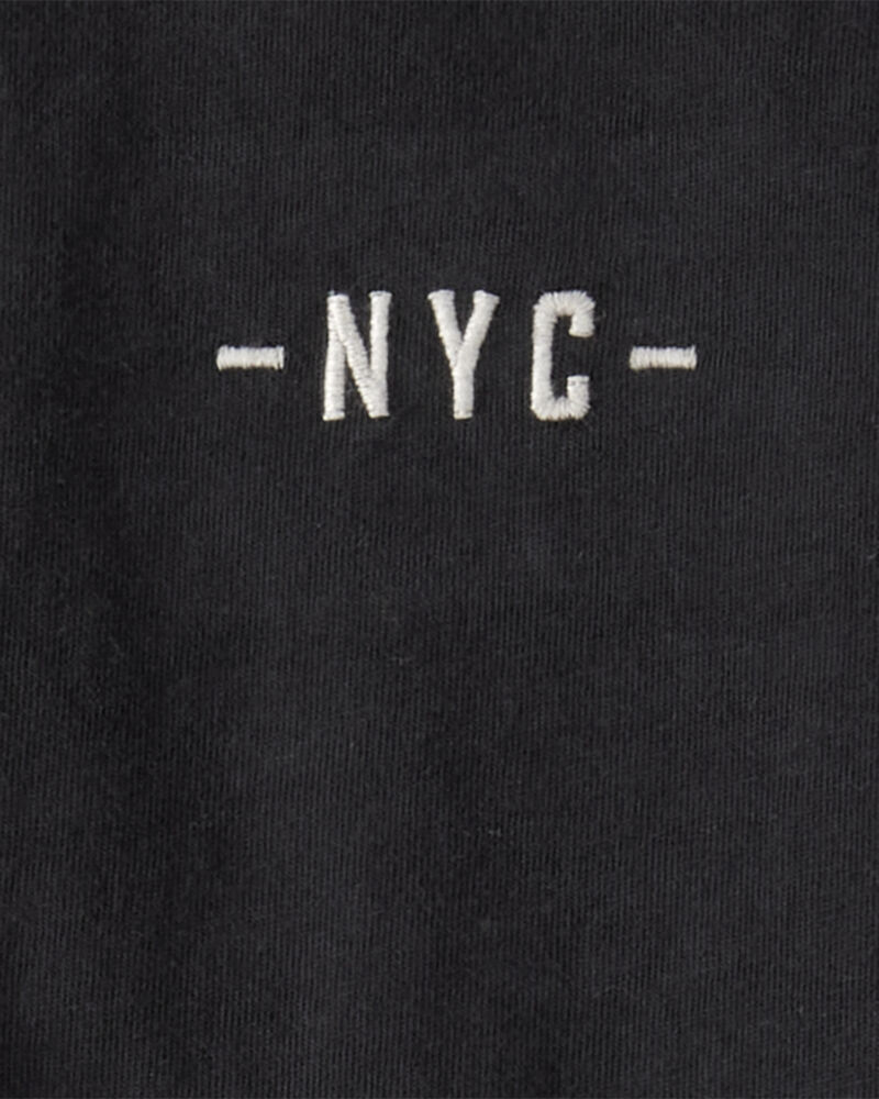 Boys NYC Cotton Short-Sleeve Tee - Black, image 3 of 4 slides