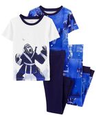 Kid 4-Piece Ninja Gorilla 100% Snug Fit Cotton Pajamas, image 1 of 3 slides
