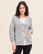 Adult Women's Maternity Oversized Essential Cardigan, image 2 of 5 slides