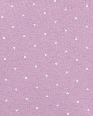 Baby 5-Pack Heart Polka Dot Short Sleeve Bodysuits, 