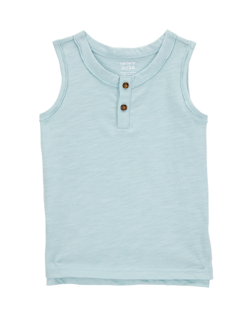 Toddler Sleeveless Slub Jersey Tank, 