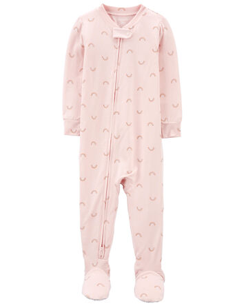 Baby 1-Piece Rainbow PurelySoft Footie Pajamas, 