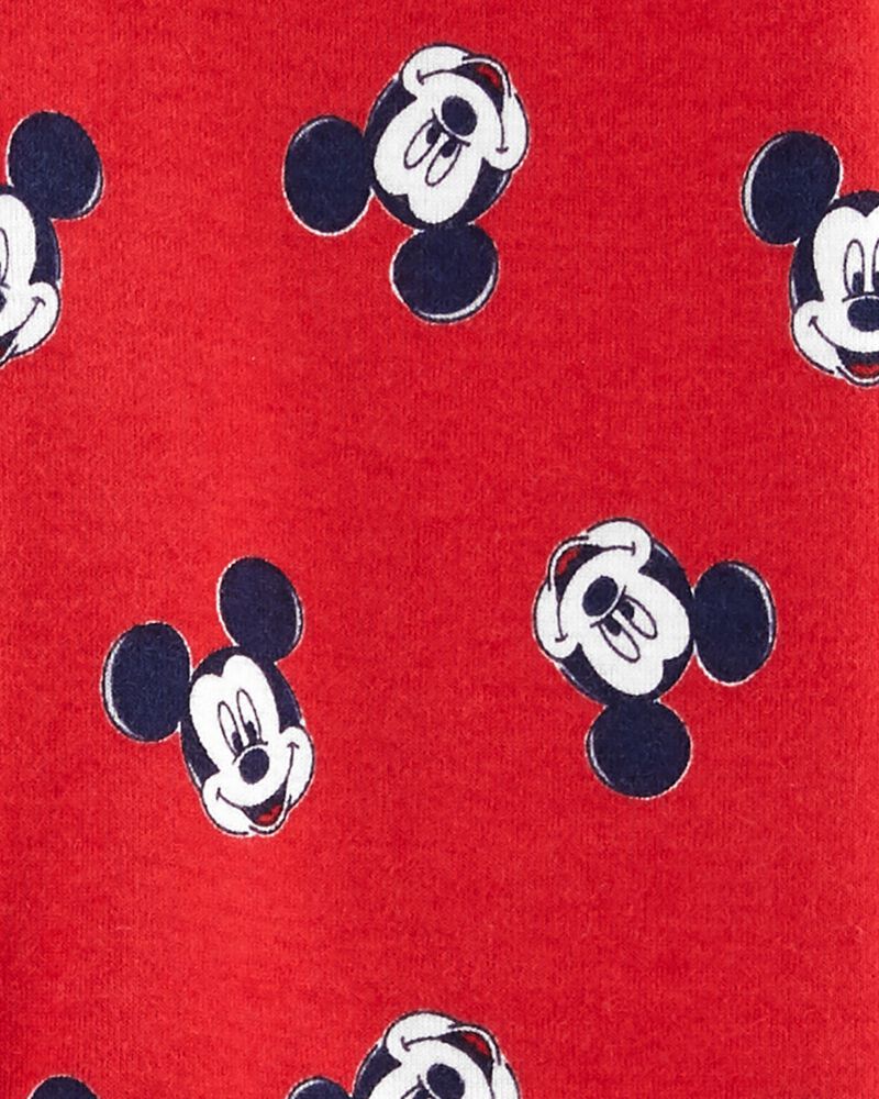 Toddler 1-Piece Mickey Mouse 100%  Cotton Footie Pajamas, image 2 of 4 slides