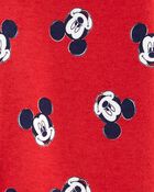 Toddler 1-Piece Mickey Mouse 100%  Cotton Footie Pajamas, image 2 of 4 slides