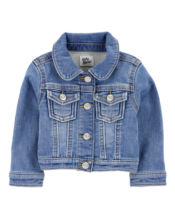Baby Classic Knit-Like Denim Jacket, 