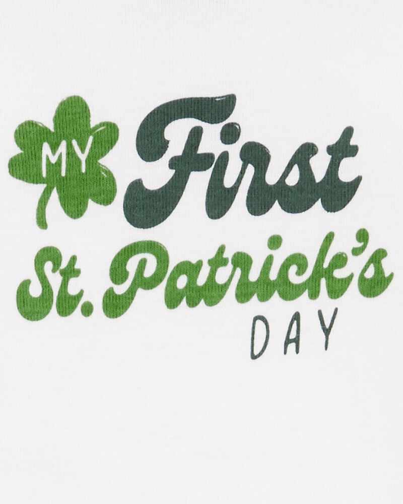 Baby 2-Piece First St. Patrick's Day Bodysuit Pant Set, image 3 of 4 slides