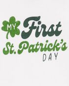 Baby 2-Piece First St. Patrick's Day Bodysuit Pant Set, image 3 of 4 slides