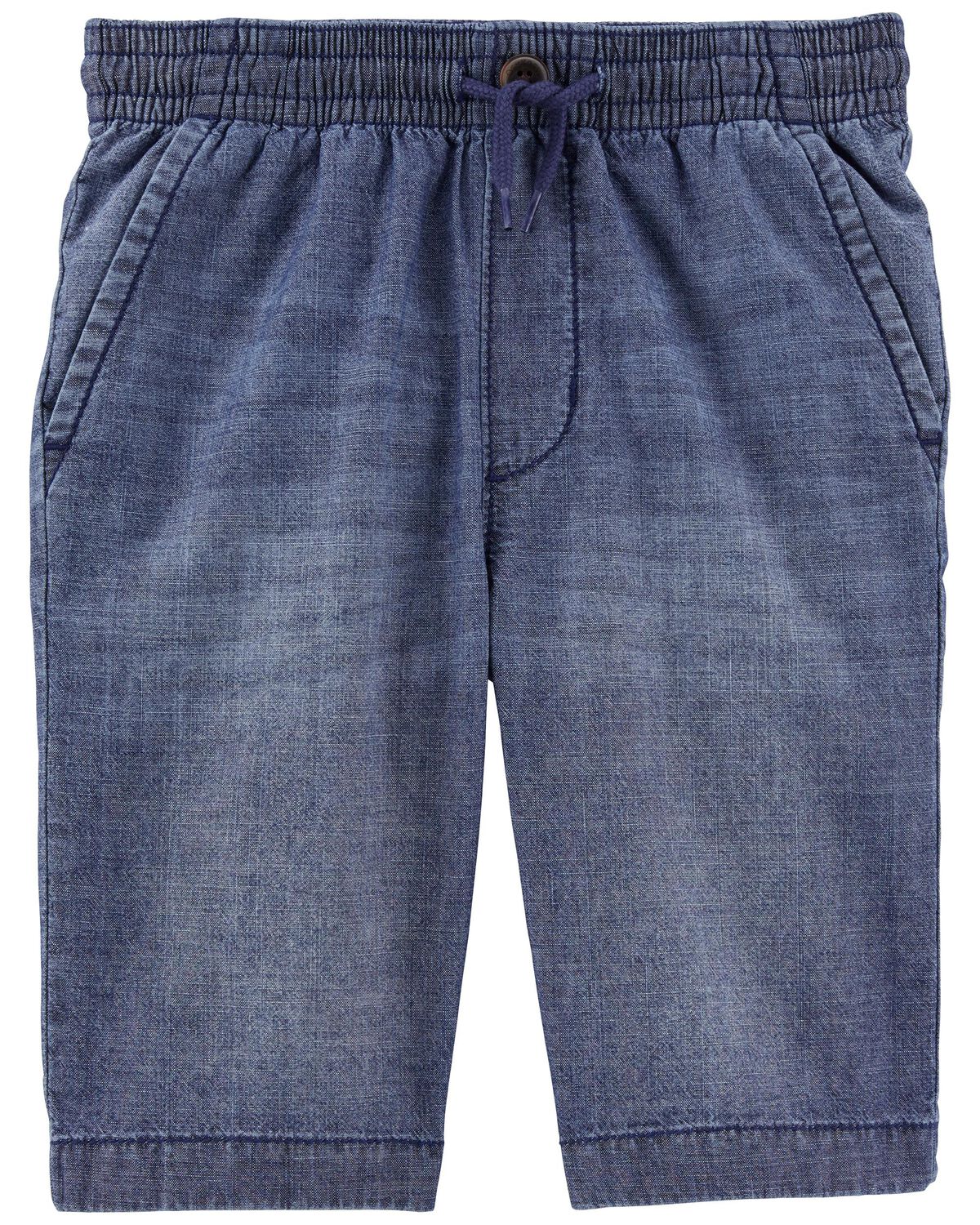 Blue Kid Chambray Trail Shorts