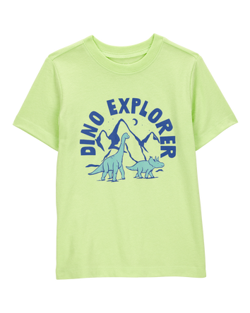 Toddler Dino Explorer Graphic Tee - Green, 