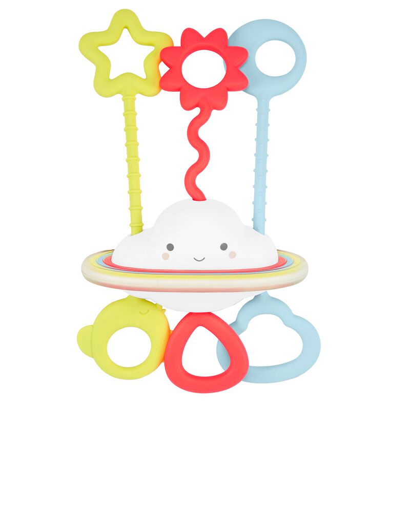 Baby Silver Lining Cloud Pull & Play Baby Sensory Toy, image 2 of 2 slides