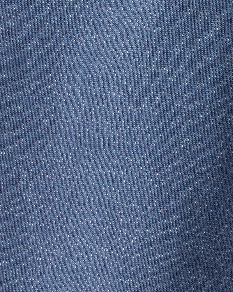 Baby Boy 100% Cotton Pull-On Pants - Blue, image 3 of 4 slides