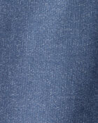 Baby Boy 100% Cotton Pull-On Pants - Blue, image 3 of 4 slides