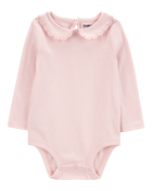Baby Scalloped Peter Pan Bodysuit, image 1 of 3 slides