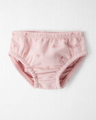 Baby Girl French Terry Dress Made with Organic Cotton in Blush Petals Print, image 3 of 7 slides